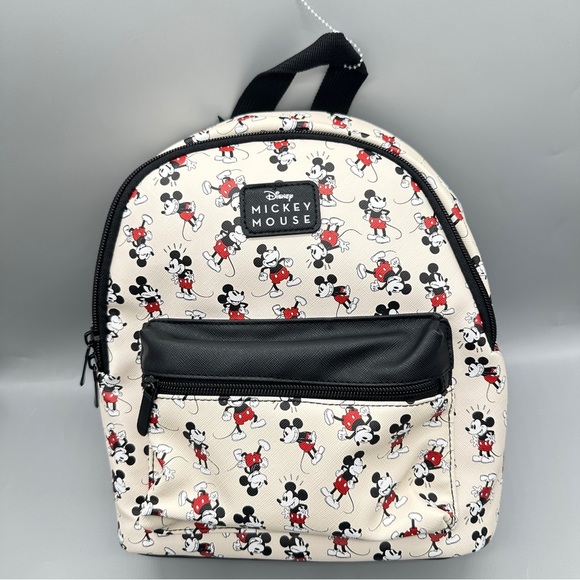 Disney Mickey Mouse Mini Backpack – Bioworld All-Over Print | NWT - Picture 3 of 5